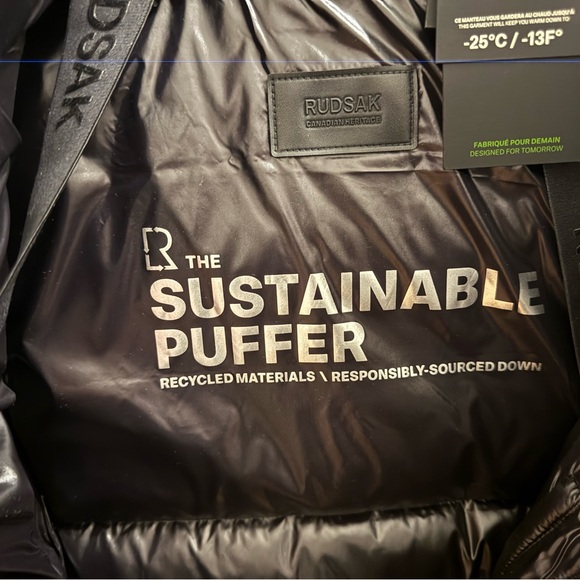 Rudsak Women's Black Puffer Coat - Picture 2 of 11